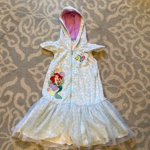 Disney The Little Mermaid Swim coverup says size 9/10